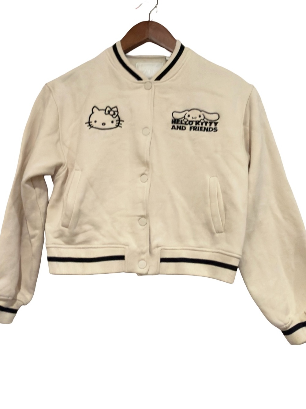Zara Cream Hello Kitty & Friends Bomber Jacket